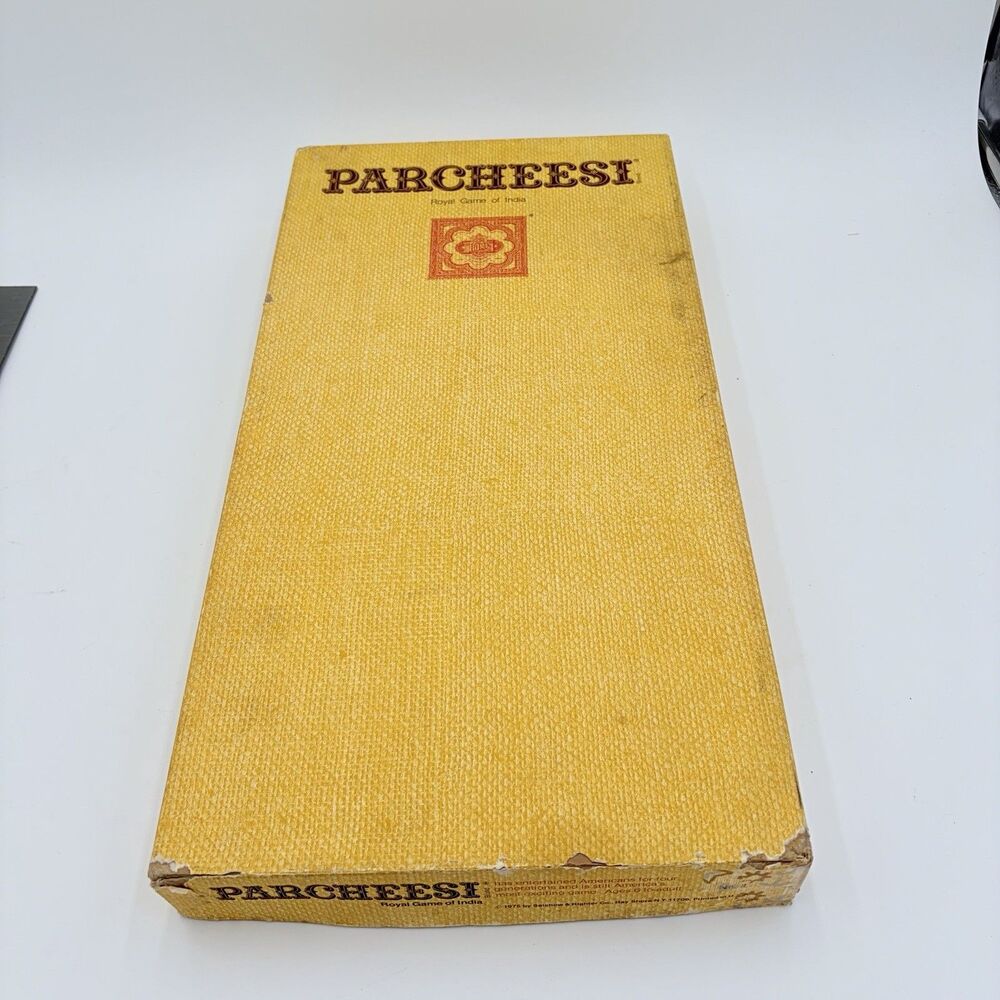 Vintage 1975 Selchow & Righter Parcheesi Board Game Vintage Complete
